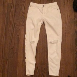 White jeans
